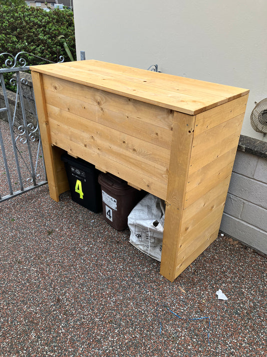 Solid Double Decker Recycling Storage Unit